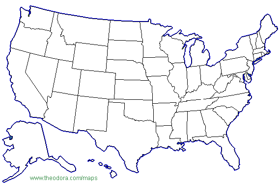 Usa Map Color